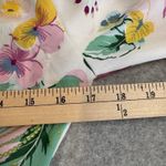 Vintage 80s Maxi Dress Womens Small White Whimsical Floral Cottagecore Fairy Photo 12