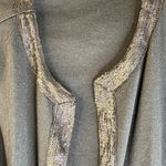 Denim 24/7 Lightweight Wrap with Sequins Black Size L Photo 6