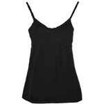 Lululemon Womens Debut Tank Top Black Spaghetti Strap Built-In Bra Top Size 2 Photo 0