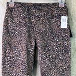 7 For All Mankind Jen 7 Size 4 Animal Print Ankle Skinny Stretch Denim Pants w/5 Pockets B… Photo 3
