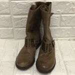 Jessica Simpson Jessica‎ Simpson Skylare Tan Leather Biker Boots Size 6M  L2601 Photo 3