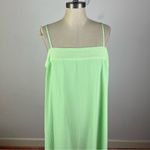 DKNY  Pale Green Shift Square Neck Maxi Dress Photo 2