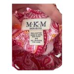 MKM Designs Cotton Boho Paisley Pink Skirt Medium Vintage Photo 1