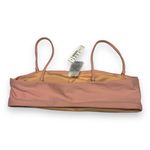 Madewell  Womens Bikini Top Sz XXS Second Wave Spaghetti Strap‎ Bandeau Pale Pink Photo 6
