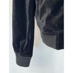 Paige ‎ Black Faux Suede Full Zip Bomber Jacket Size M Photo 4
