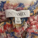 Intermix  Sophia Silk Printed Floral Tiered High Low Dress Photo 12