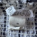 Planet Gold  Plaid Strap Up Crop Top Blouse Photo 1