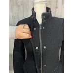Banana Republic  Women's Black Wool Blend Overcoat Size 0 Petites‎ Photo 1