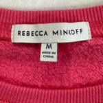 Rebecca Minkoff Rebecca Minkoff Pullover Sweatshirt Puff Sleeve Pink Casual Comfy Medium READ Photo 4