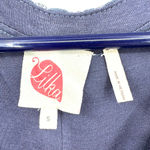 Lilka size Small blue‎ polka dot long sleeve dress lined Blue Photo 4