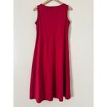 Euro Style Rimini Tank Dress Red Asymmetrical Zipper Front 2 M L Lagenlook Artsy Size M Photo 5