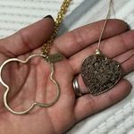 Set of 4 necklaces to gold two silver needs some cleaning worn each maybe once Photo 4