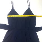 Abound  Navy V-Neck Tie Waist Jumpsuit Small Photo 4