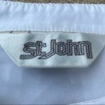 St. John  Pleated Collar Button Down Blouse Photo 1