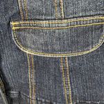 LA Blues Denim Jacket Womens 20W Jean Blazer‎ Button Front Pockets Dark Wash Blue Photo 5