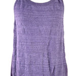 Smartwool  Women's Purple Halter Wool Sleeveless Sweater Shirt Photo 0