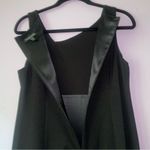 Eileen Fisher Size 8P Black Sheath Dress Knee Length Minimalist Office Capsule Photo 8