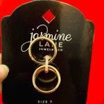 Gold 3 band rings Jasmine Lane size 7 NWT! Photo 0