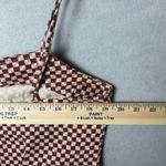 Levi's Womens Mini Dress Square Neck Cotton Pink Checkered Casual Size L Photo 12