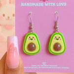 Cute Avocado Earrings 🥑 Girly Kawaii Aesthetic Jewelry Photo 0