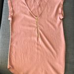 EXPRESS Peach Work Blouse Photo 3