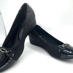 Naturalizer Black Wedge Shoes Size 7.5 Photo 5