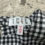 TCEC  Black & White Gingham Matching Skirt Set Size Medium Photo 5