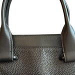 Coach Swagger Turnlock 2-Way Tote Shoulder Bag – Black Pebbled Leather Photo 2