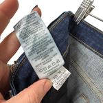 joe's jeans High Rise Raw Hem Skinny Dark Wash Denim Ankle Back Pocket Detail 30 Photo 3