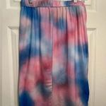 Tickled Teal Tie dye pull on skirt in XL Photo 3