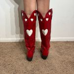 Coconuts by Matisse Red Heart Cowgirl Boots Sz 43 Photo 6