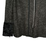 The Montana Clothing asymmetrical Zip jacket, Boiled Wool, XL Black Grey Gray Photo 3