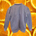 Grandma Chic Comfort Corner Gray Button Up Sweatshirt with Floral Design Size S Photo 4