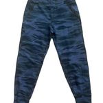 Lululemon Bolt Mini Coast Camo Heathered Deep Navy Black / Black Sweatpants Sz 8 Photo 0