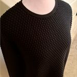 COS Textured Bubble 100%
Cotton Long Sleeve Crew Knit Black Sweater Top Sz S🧡 Photo 1