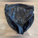 ALBION FIT Albion high waisted ruched bikini bottom camo green size medium Photo 0