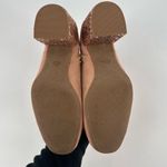 James Avery Old Navy Women's Faux Suede Glitter Block Heel Ankle Bootie Blush Pink‎ Size 8 Photo 7