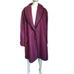 Bloomchic Purple and Black Long Sleeve Trench Coat Size undefined Photo 1
