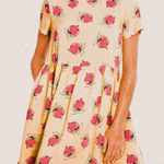Modcloth “Beet It” Veggie Print Babydoll Dress – Whimsical Cottagecore small Photo 0