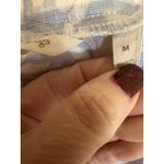 Soft Surroundings Medium Floral Print Blue White SUPERLA Slim Leg Ankle Pants Photo 3