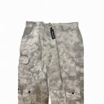 Pretty Little Thing  Gray/White Cargo Wide Leg Pants Photo 2