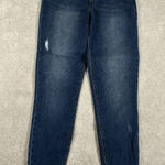Spanx  Jeans Womens Medium M Skinny Mid Rise Medium‎ Wash Distressed 20203 Photo 0