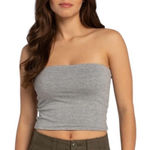 Brandy Melville #510  Gray Cotton Stertch Tube Top Photo 0