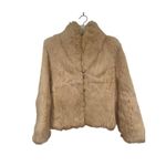 Boutique Vintage Wimans Rabbit Fur Short Beige Jacket Small Photo 1