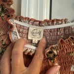 Asymmetrical Floral Dress in dusty rose Pink Photo 3