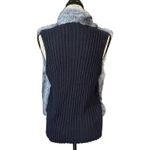 Shaver Lake EUC Blue Faux Fur Sleeveless Vest X Photo 1