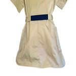 ZARA Khaki Safari Belted Short ShirtDress size Medium Photo 3