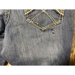Ariat Real Denim Blue Jeans Women's 33R Bootcut Mid Rise Western Rodeo FLAWS Photo 14