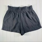 Forever 21 Gray High Waist Paper Bag Shorts Sz Small Cargo Photo 1