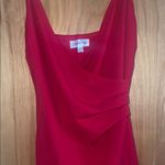 Emerald Sundae  Vibrant Red V-Neck Dress Photo 2
